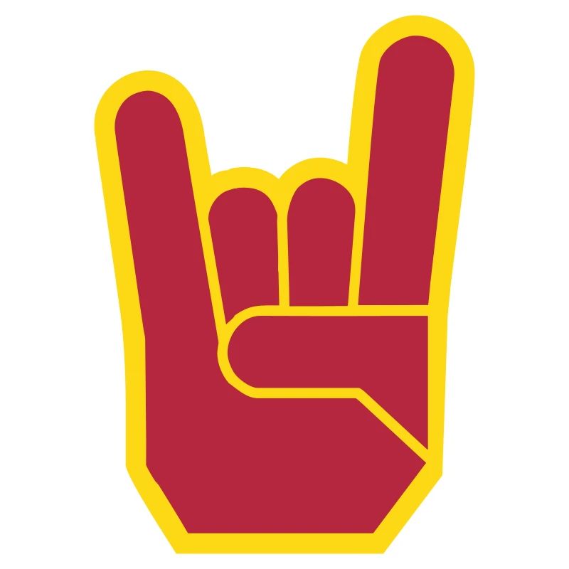 Rock Hand Pommesgabel Devilhand