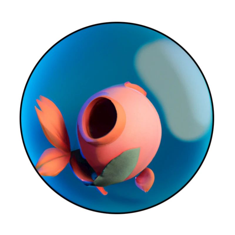 Etrange forme dans un aquarium