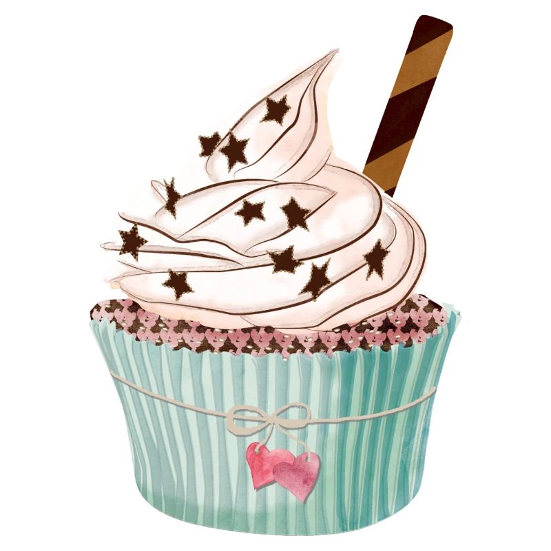 Cupcake avec coeur