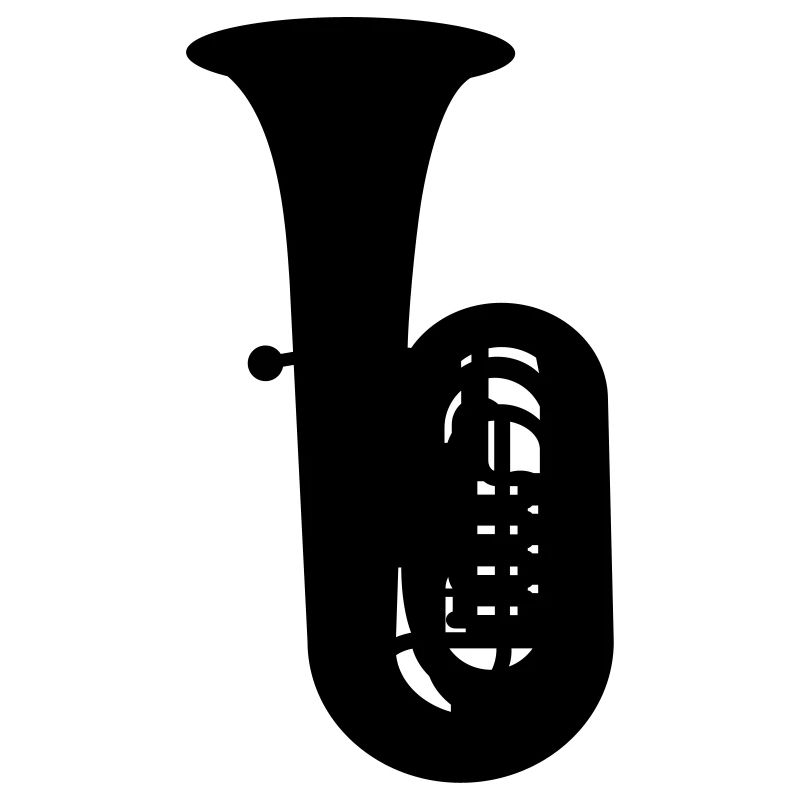 Tuba Silhouette