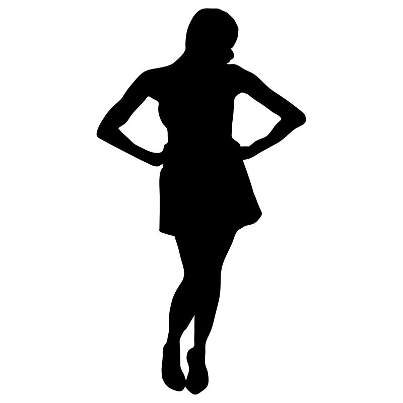 Frau Körper Silhouette Vektor-Design