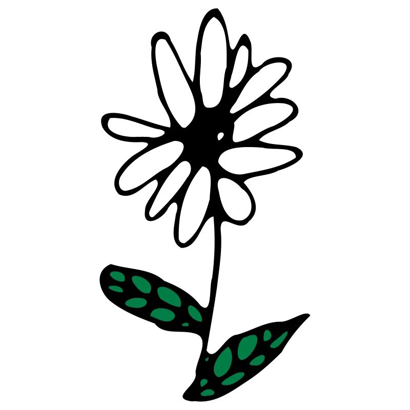 Fleur floral plante design comme un graphique vectoriel