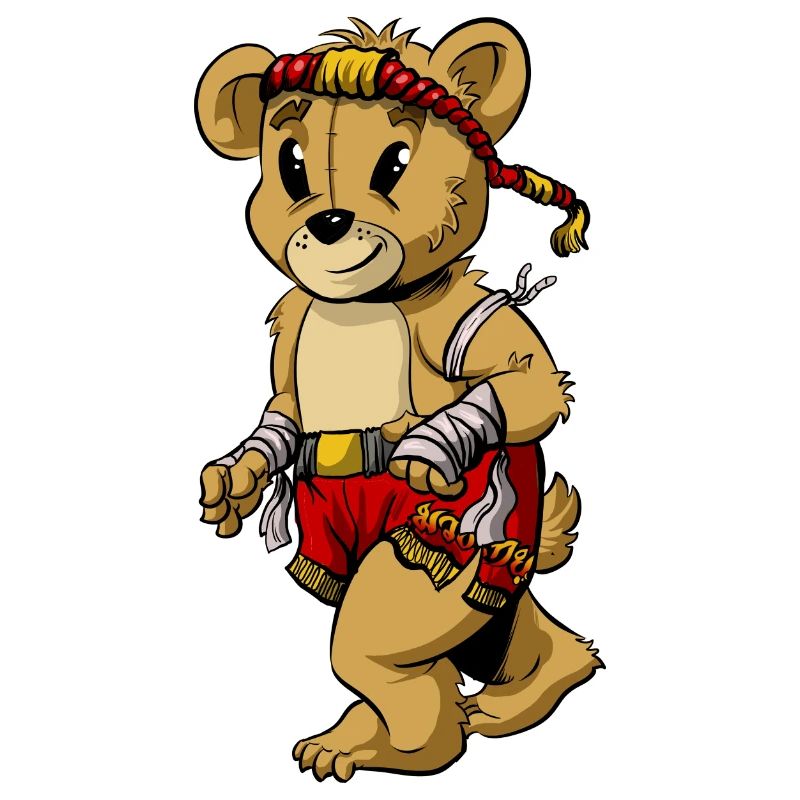 Muay Thai Maskottchen