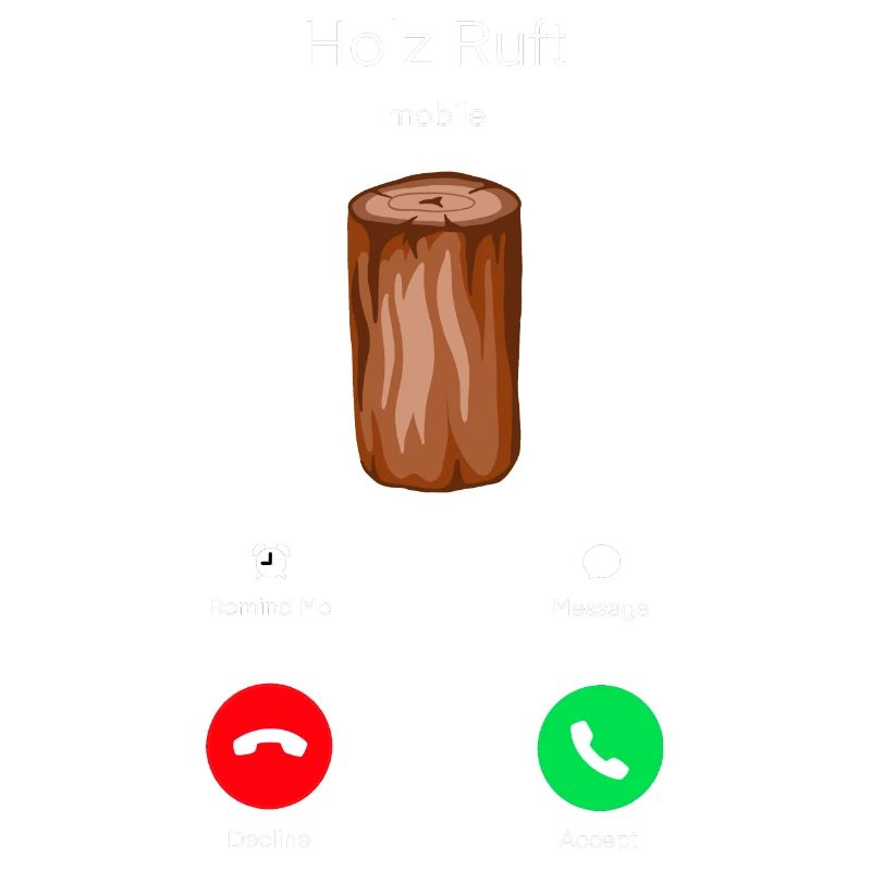 Wenn das Holz ruft muss ich los