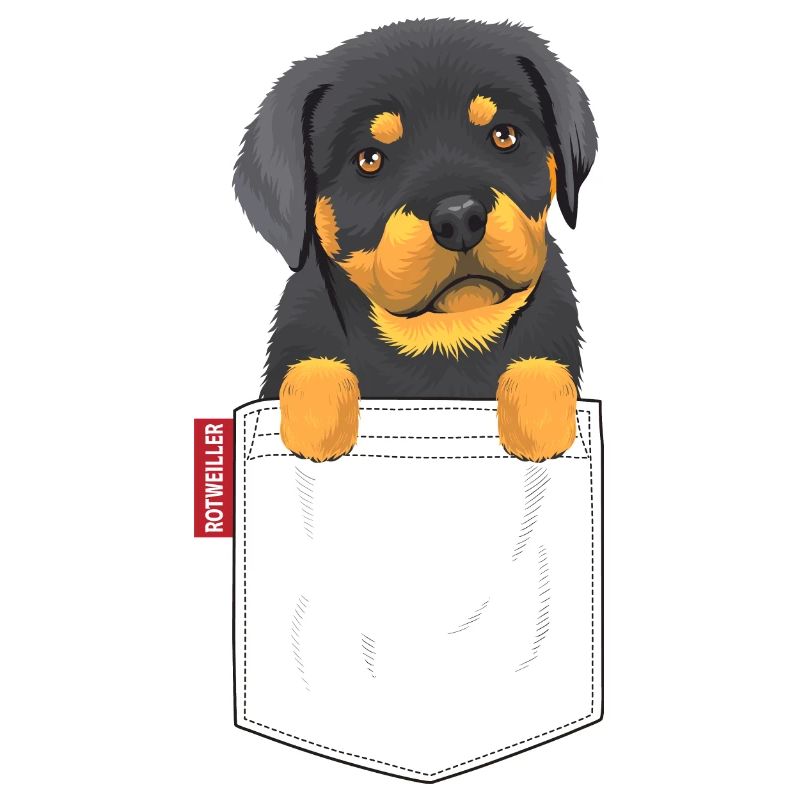 Poche de Rotweiller