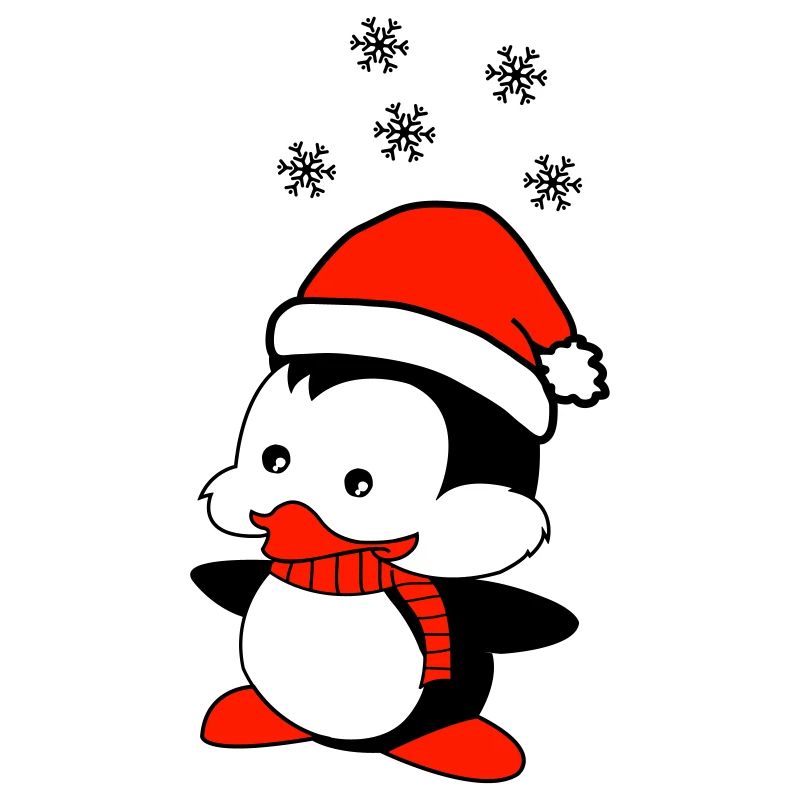 pingouin aime Noël