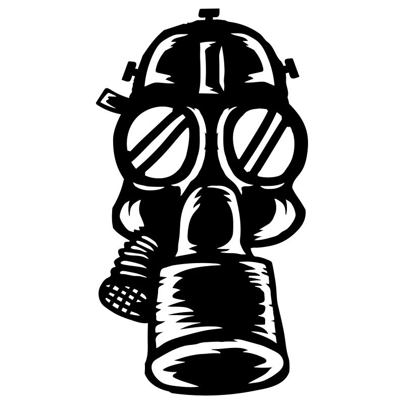 Retro Filter Gas Mask Design