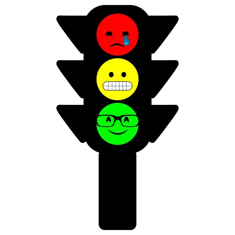 Happy traffic light - learn something with fun