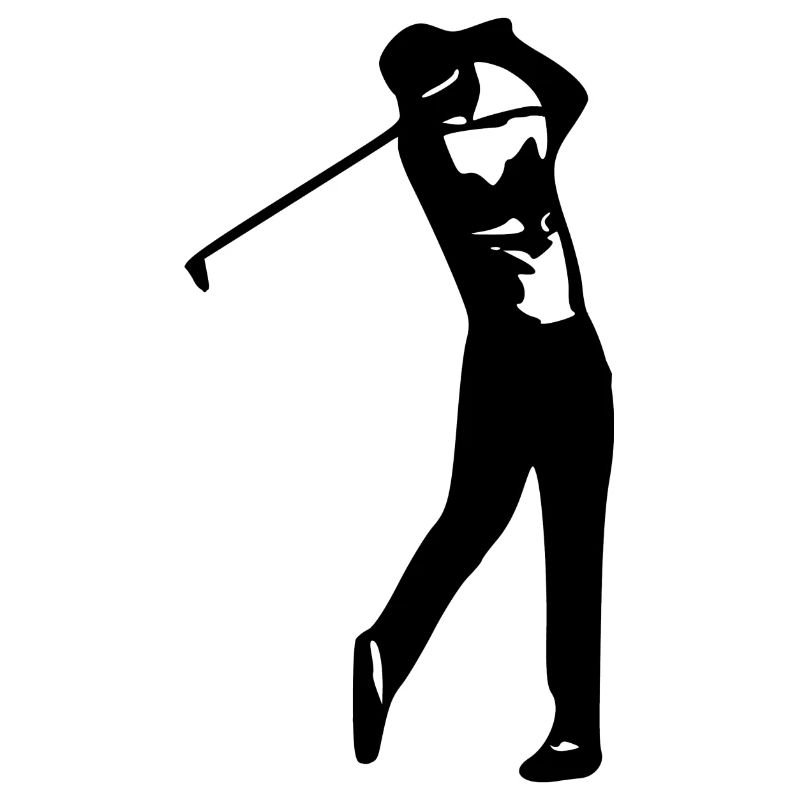 Golfer-Silhouette