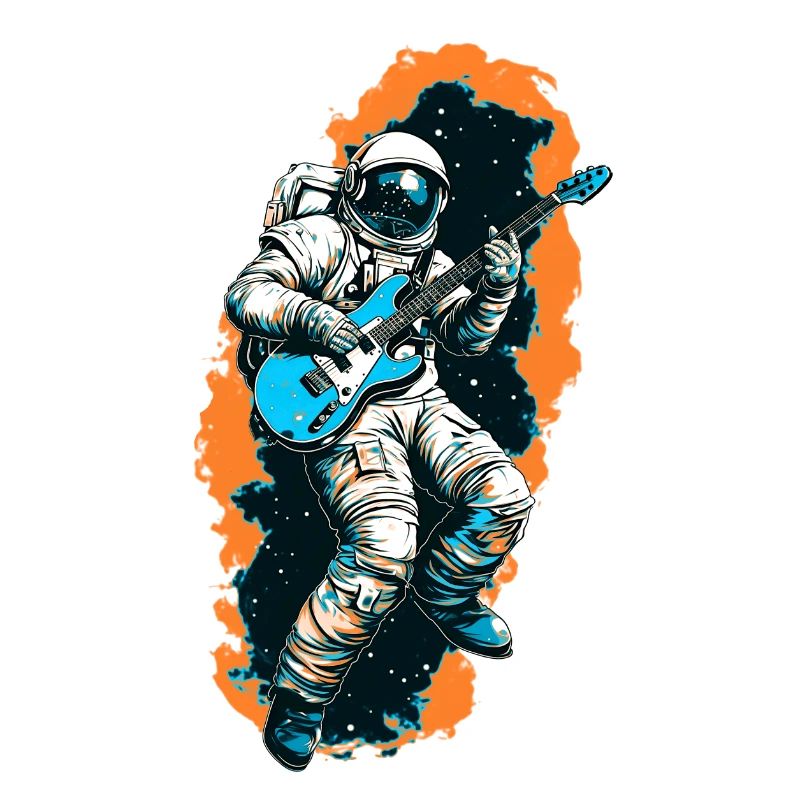 Astronaute à la guitare