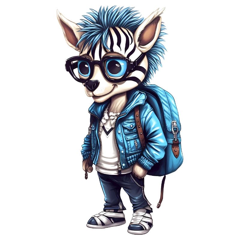 Cute Zebra Cartoon