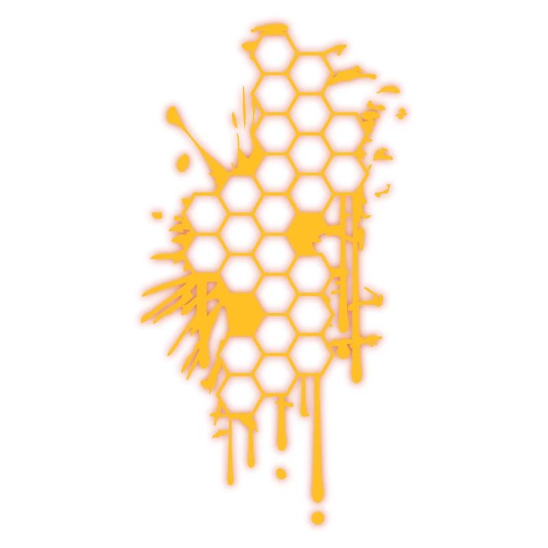 honeycomb pattern honey beekeeper beehive love