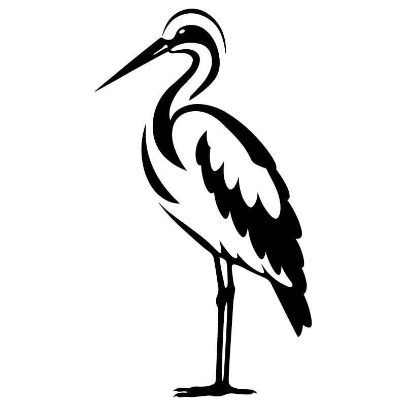 Simple Little Stork