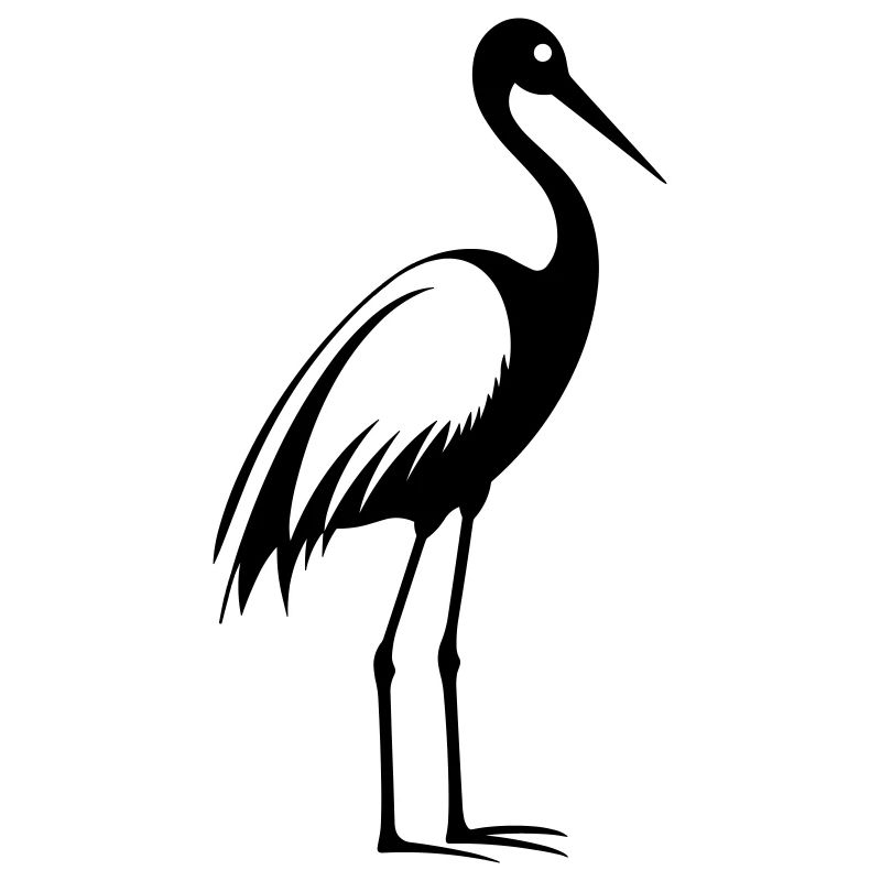 Simple Little Stork