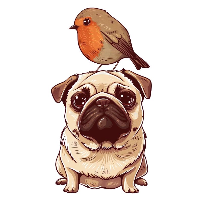 Carlin avec oiseau