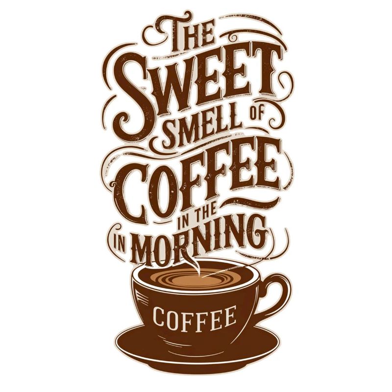 douce odeur du café le matin