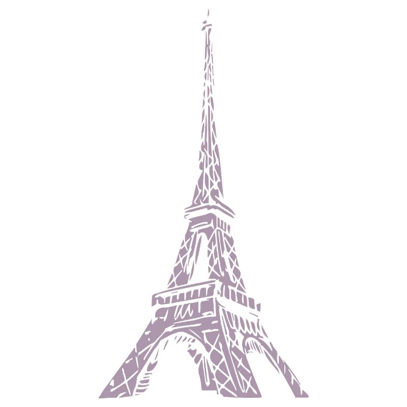 Tour Eiffel Silhouette Paris Look Grunge
