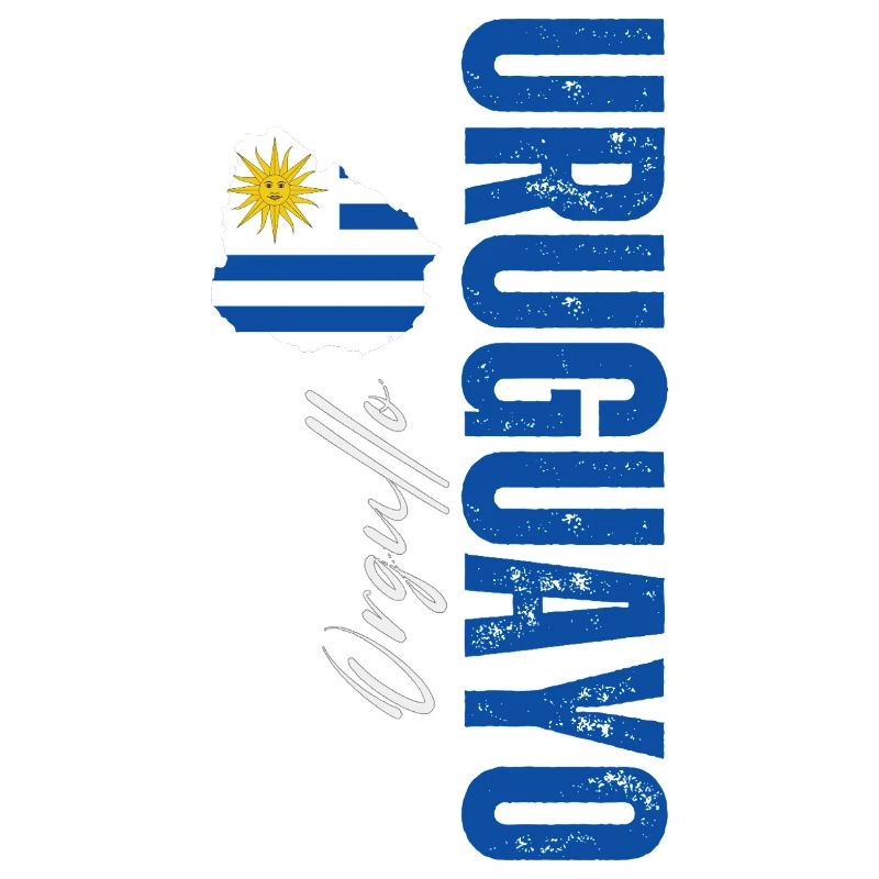 Uruguayan pride, vertical design