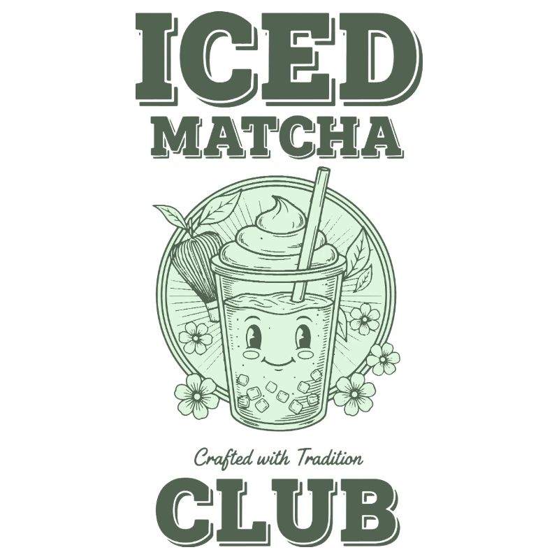 Matcha glacé fabriqué avec un matcha traditionnel