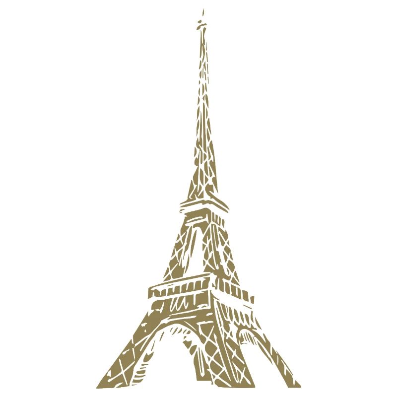 Eiffelturm Paris minimalistisches Wahrzeichen