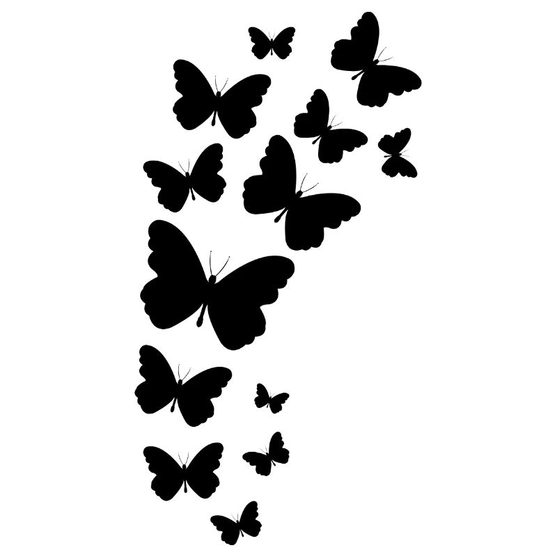 Papillons flottants