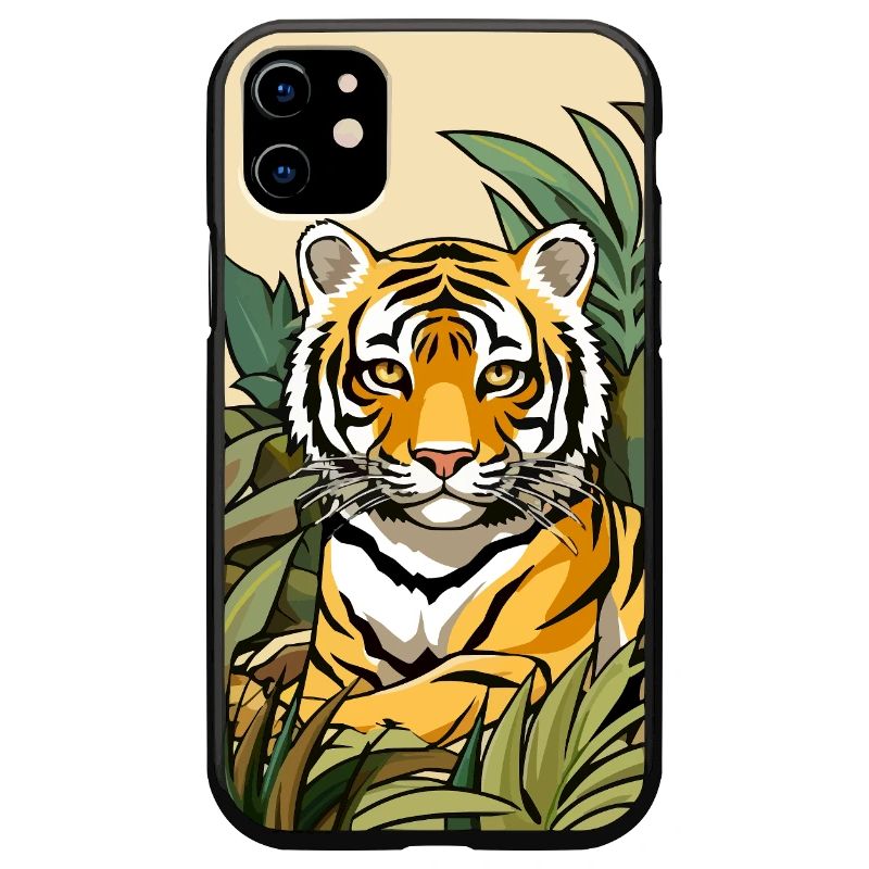 Tiger Dschungel Farbexplosion