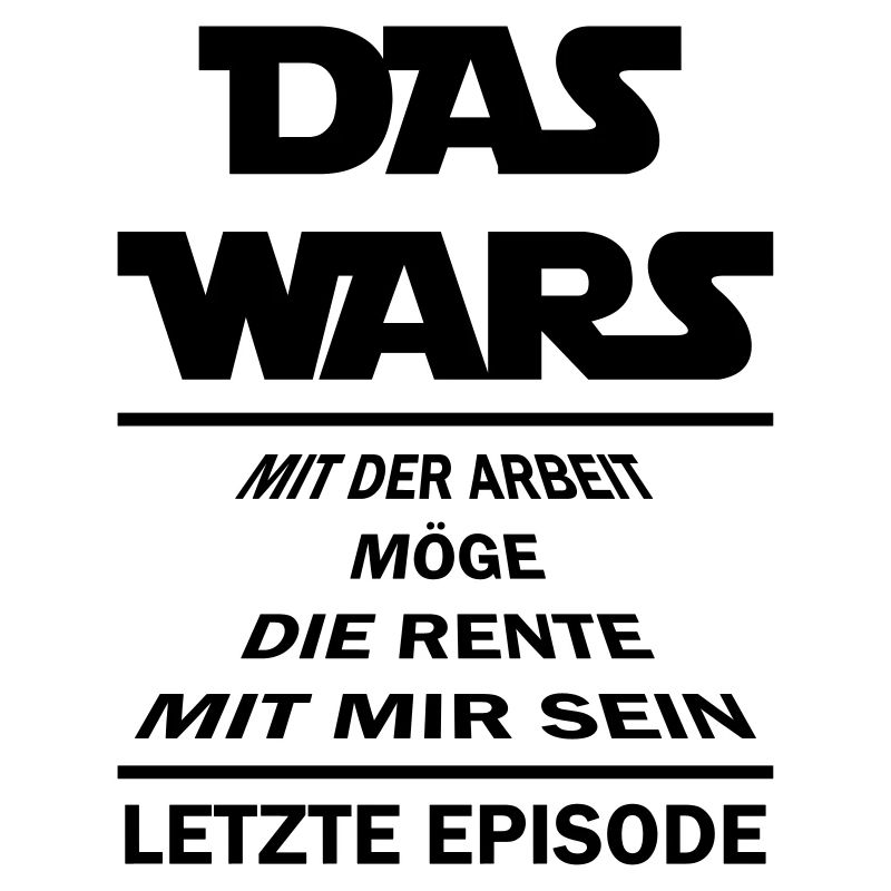 das wars mit der arbeit