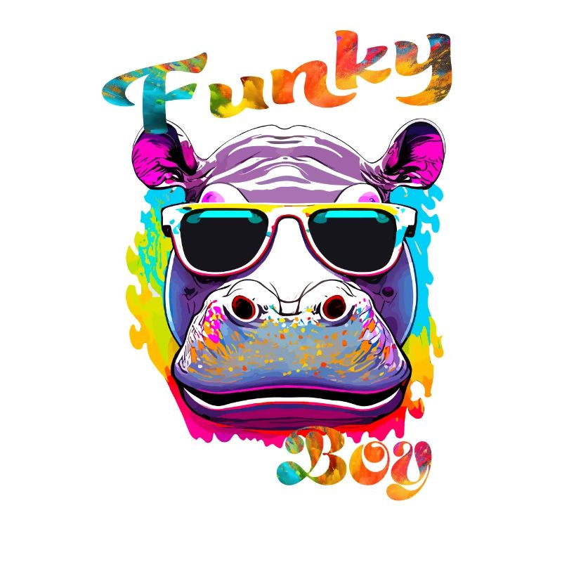Funky Boy Hippopotame
