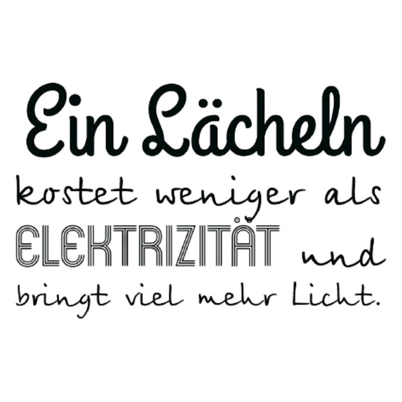 Lächeln
