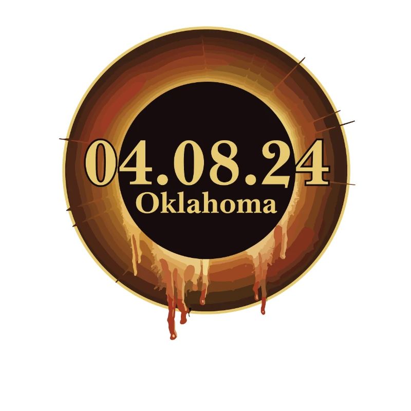 Total Solar Eclipse Path of Totality Oklahoma