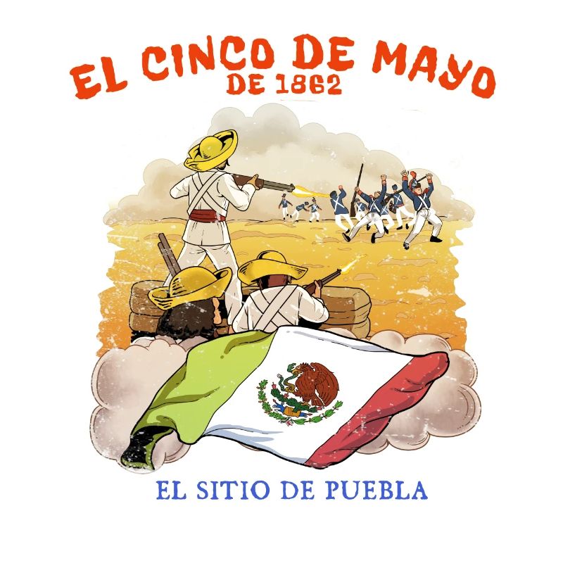 El Cinco De Mayo Battle Scene Celebration