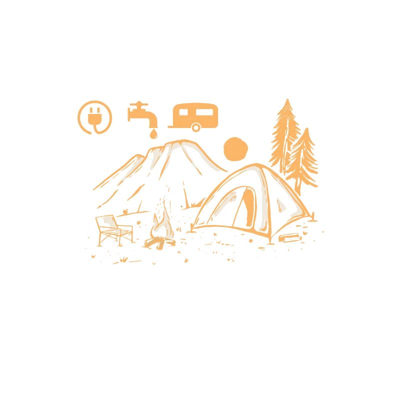 RV Camping I'm Just Here For the Hookups