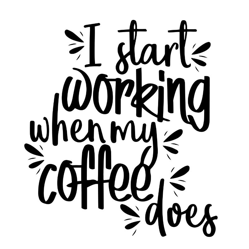 Start working when my coffee works
