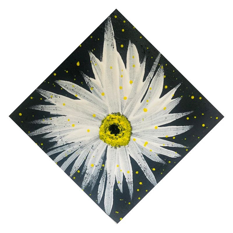 Design Edelweiss-noir-blanc
