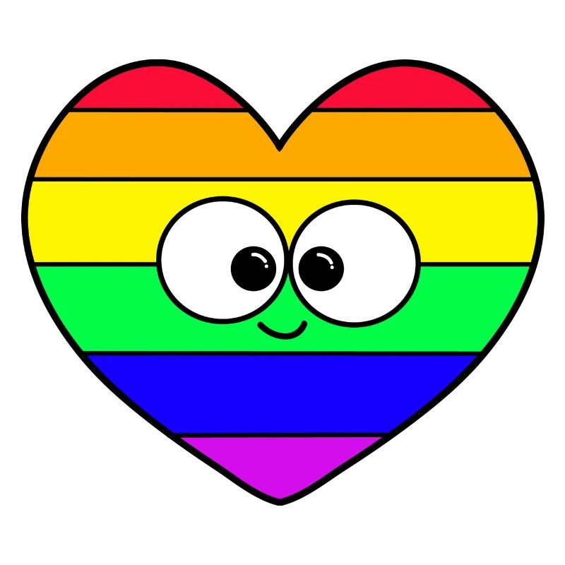 Regenbogen Herz
