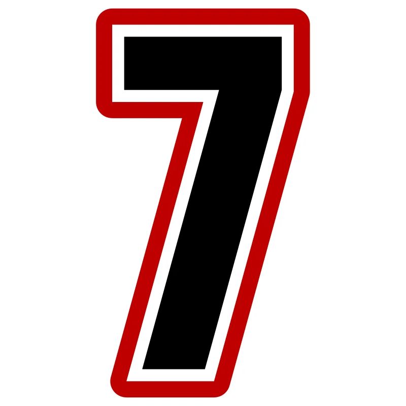 7 nombre symbole
