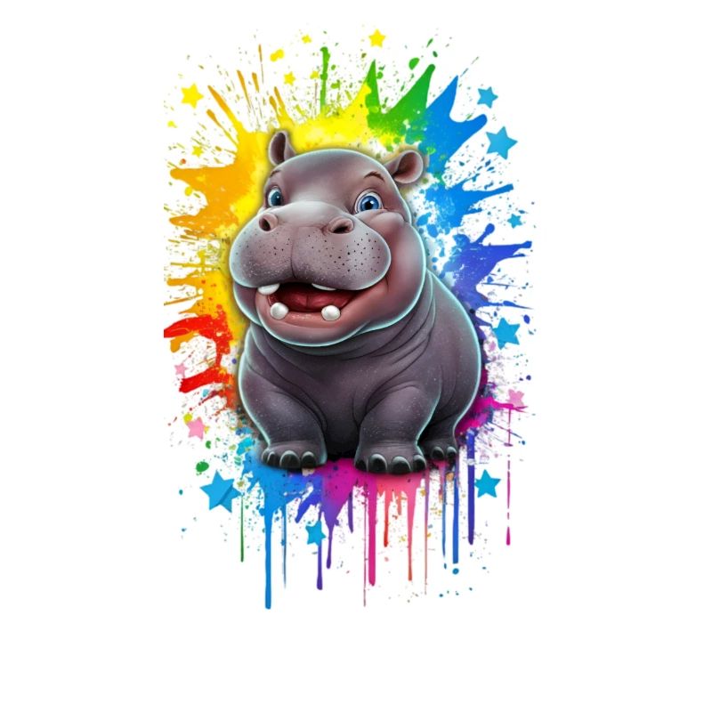 Graffiti Hippopotame