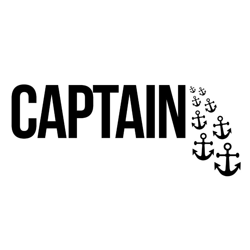 Captain Anker Geschenk Boot Segeln