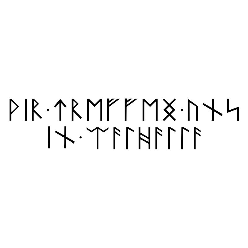 We meet in Valhalla runes font Germanic