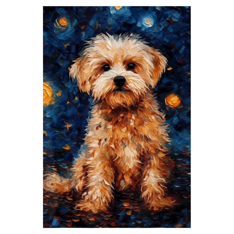 Art du chien caniche