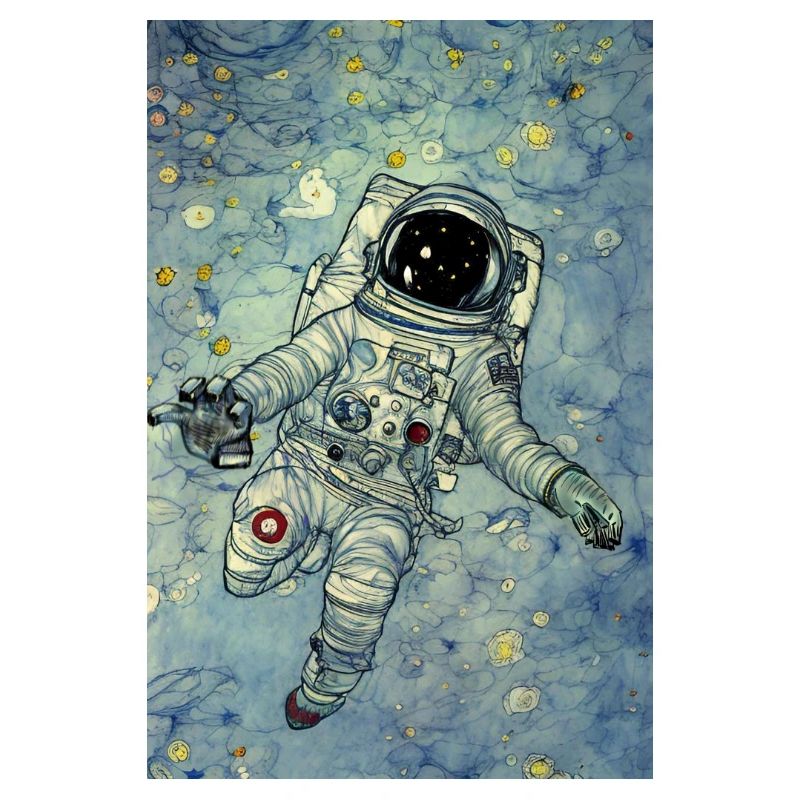 Astronaut mit Plasma2