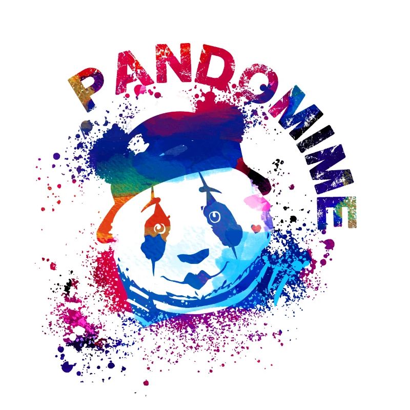 pandomime,panda,pantomime,graffiti