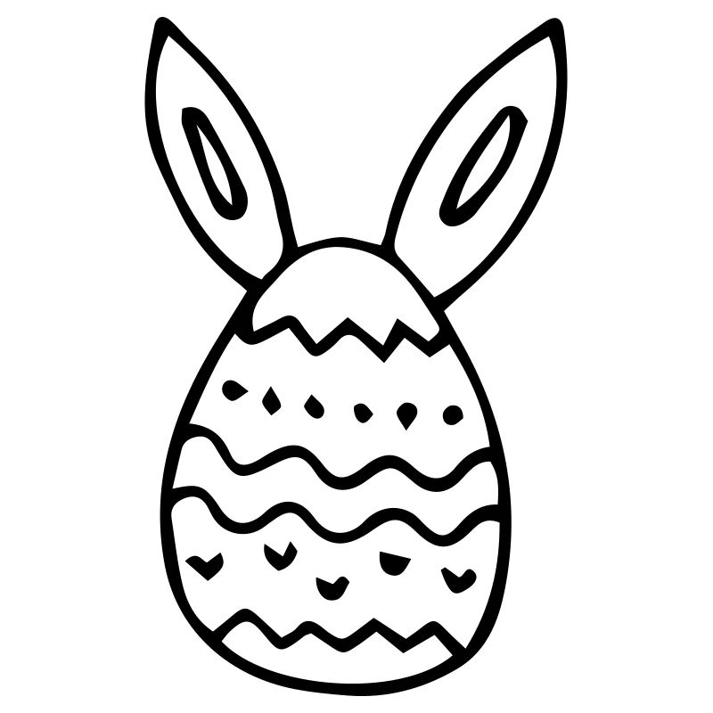 Osterei mit Hasenohren Geschenkidee Ostergeschenk