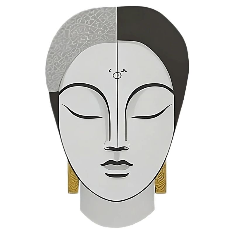 Visage dans le style bohème