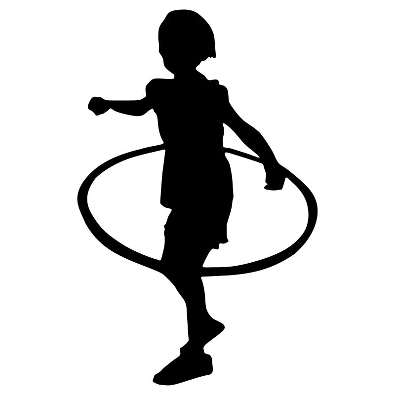 mädchen hula hoop