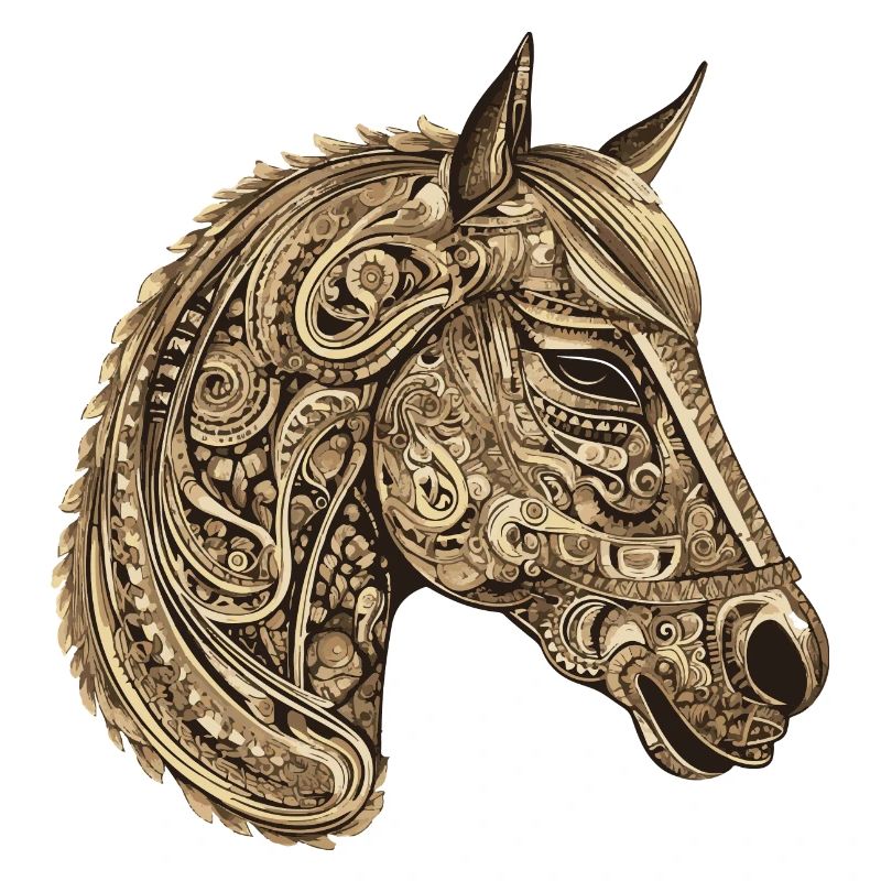 Portrait de cheval