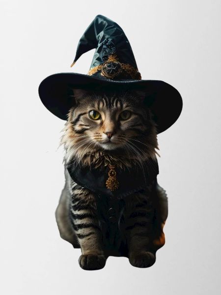 Witch Cat Halloween