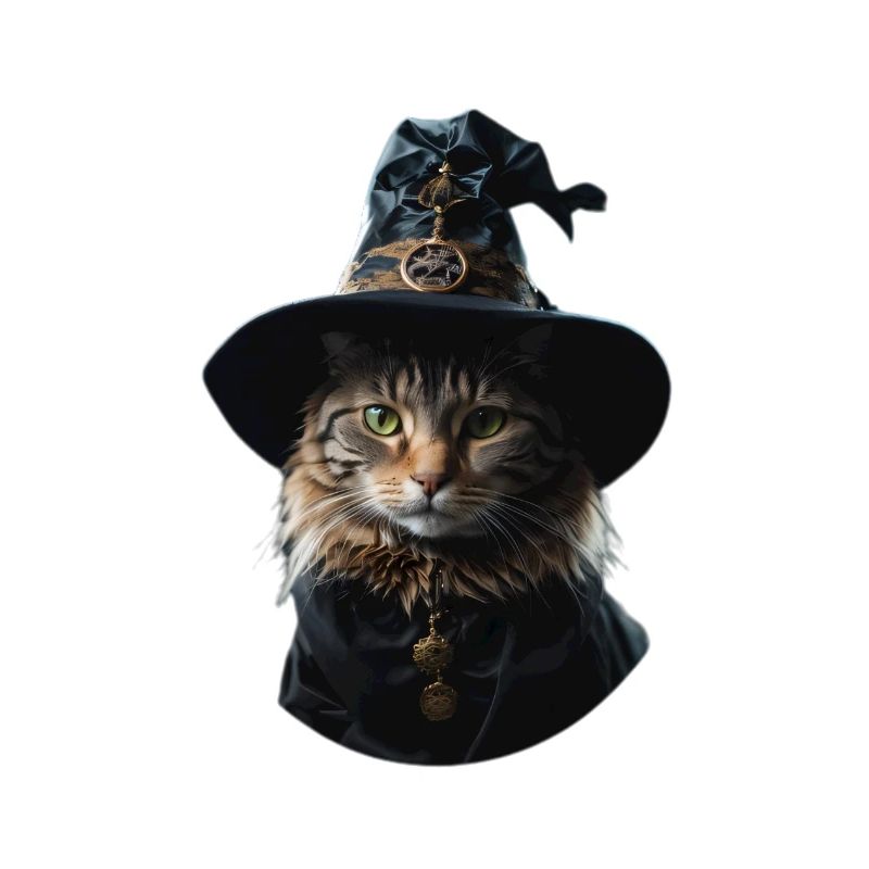 Witch Cat Halloween