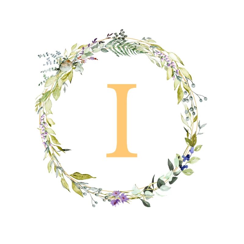 I Couronne d’Eucalyptus monogramme