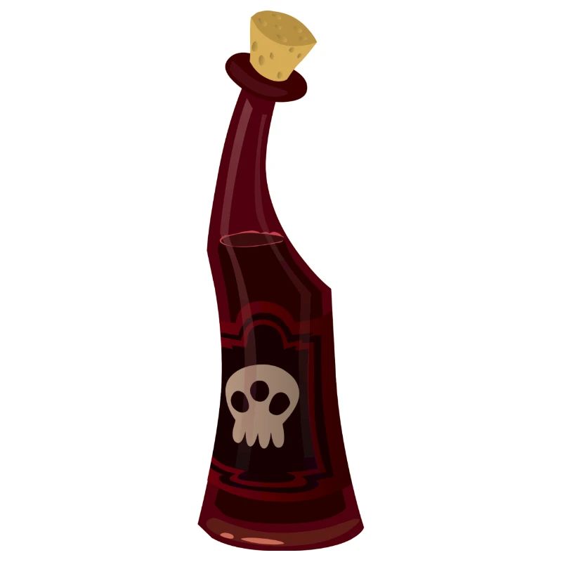 Flasche mit Gift